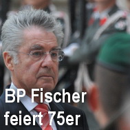 Bundesprsident Fischer feiert 75er